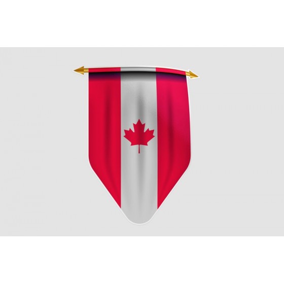 Canada Flag Style 15 Sticker