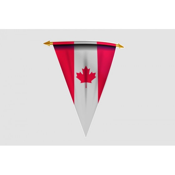 Canada Flag Style 18 Sticker