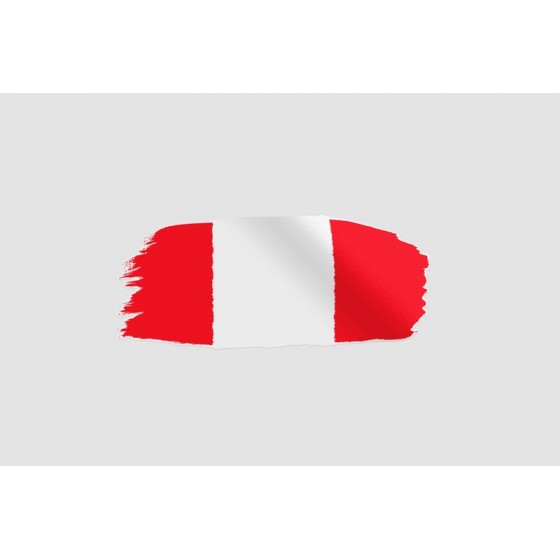 Canada Flag Style 6 Sticker