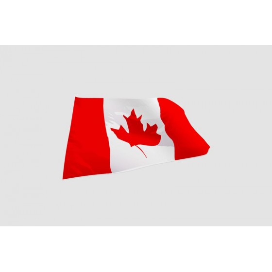 Canada Flag Style 9 Sticker