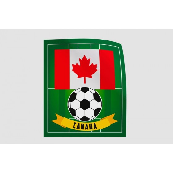 Canada Football Field Sticker