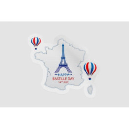 France Bastille Style 9 - DecalsHouse