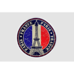 France Eifel Logo Style 2 - DecalsHouse