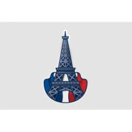 France Eifel Logo Style 3 - DecalsHouse