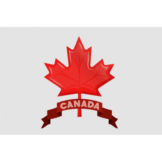 Canada Leaf Style 4 Sticker