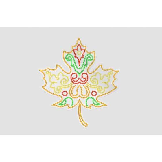 Canada Leaf Style 5 Sticker