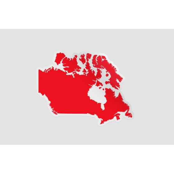 Canada Map Sticker