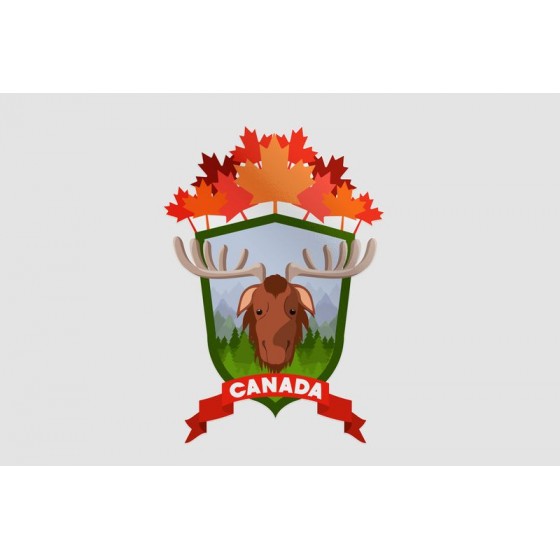 Canada Moose Sticker