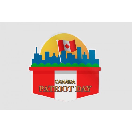 Canada Patriot Day Sticker