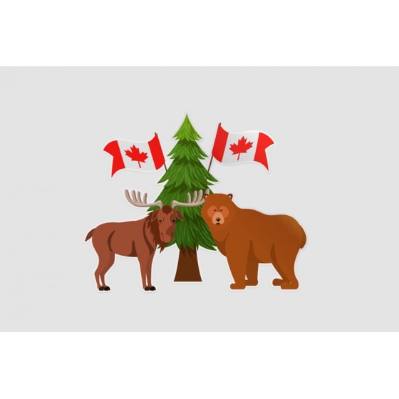Canada Style 12 Sticker