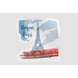 France Flag Eifel Style 4 - DecalsHouse