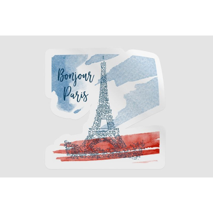 France Flag Eifel Style 4 - DecalsHouse