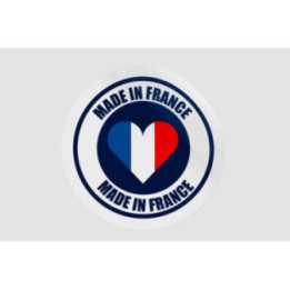 France Flag Heart Style 5 - DecalsHouse
