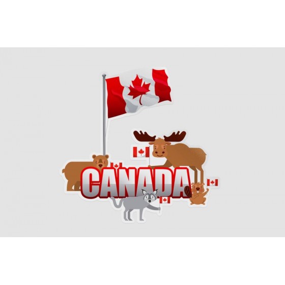 Canada Style 28 Sticker