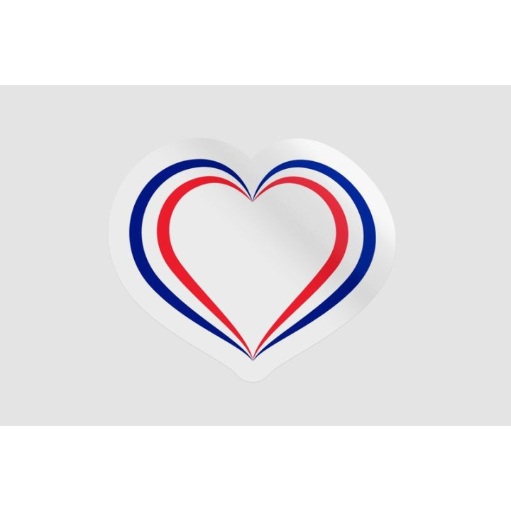 France Flag Illustration Style 3 - DecalsHouse