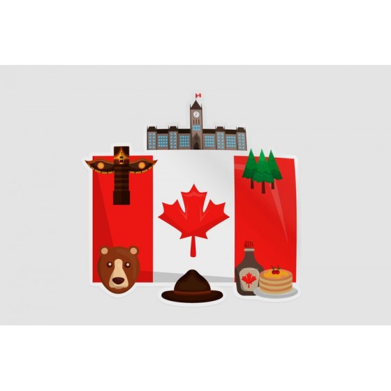 Canada Style 51 Sticker