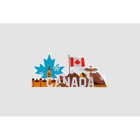 Canada Style 9 Sticker
