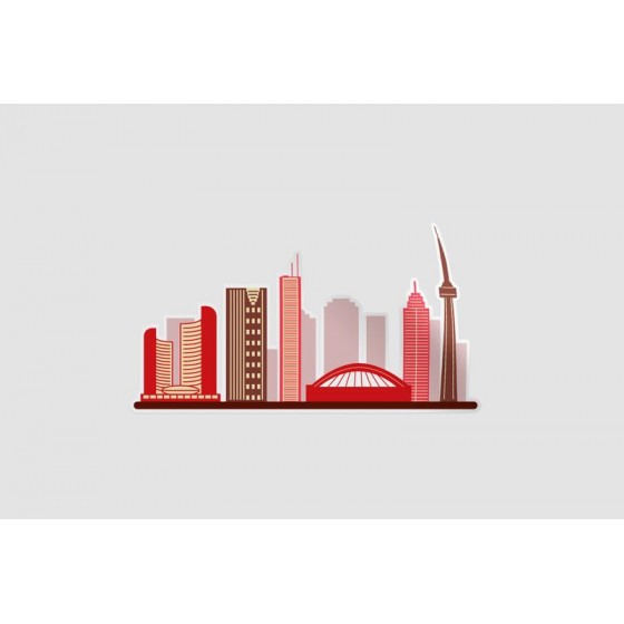 Canada Toronto Skyline Sticker