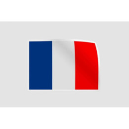 France Flag Style 3 Bce - DecalsHouse