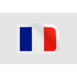 France Flag Style 6 - DecalsHouse