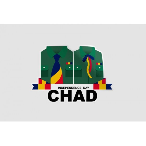Chad Independence Day Sticker