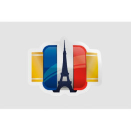 France Paris Landmark Style 3 - DecalsHouse