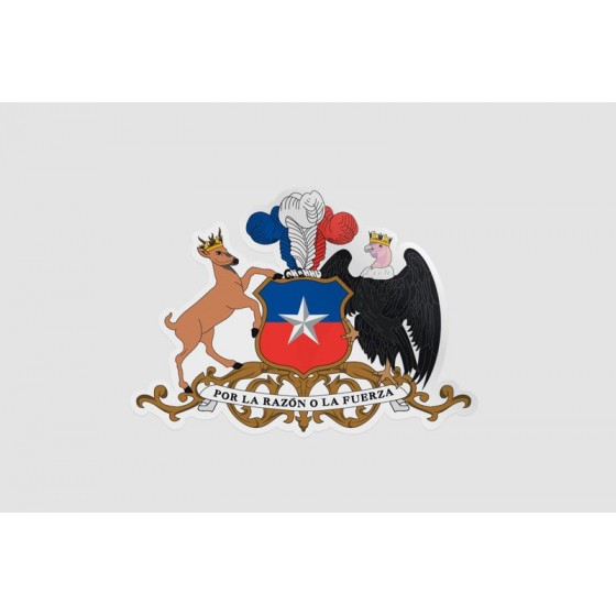 Chile National Emblem Sticker
