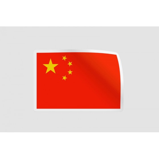 China Flag Sticker