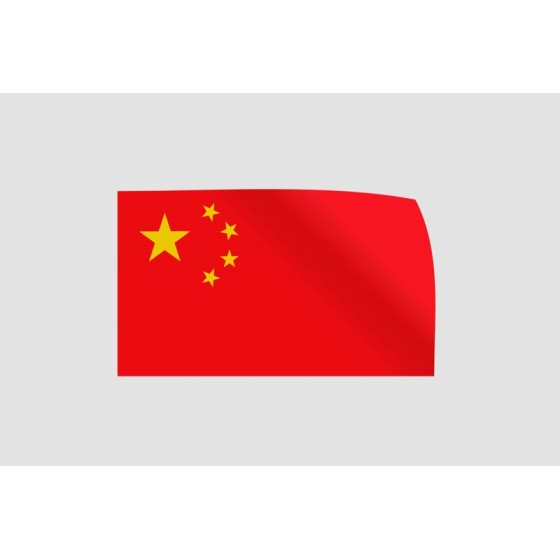 China Flag Style 2 Sticker
