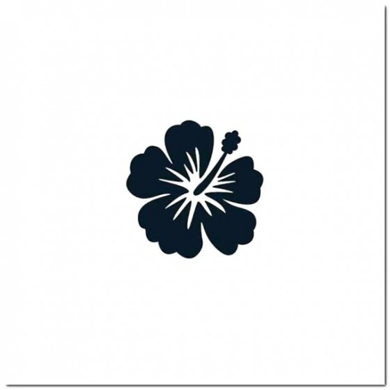 Hibiscus Hawaii Decal Sticker