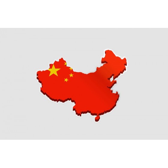 China Map Sticker