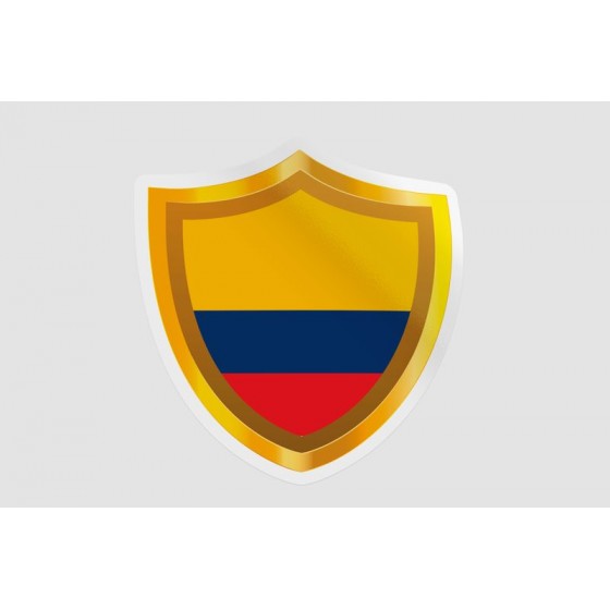 Colombia Flag Badge Style 9