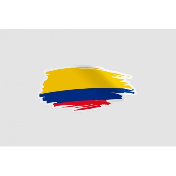 Colombia Flag Brush Style 2