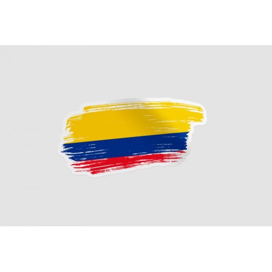 Colombia Flag Brush Style 9