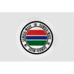 Gambia Quality Label Style 2 - DecalsHouse