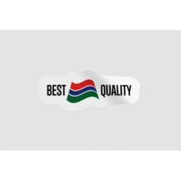 Gambia Quality Label Style 3 - DecalsHouse