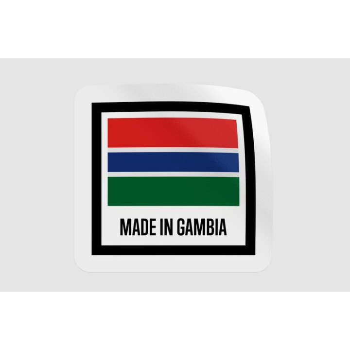 Gambia Quality Label Style 5 - DecalsHouse