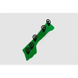 Gaza Map Ed Sticker - DecalsHouse