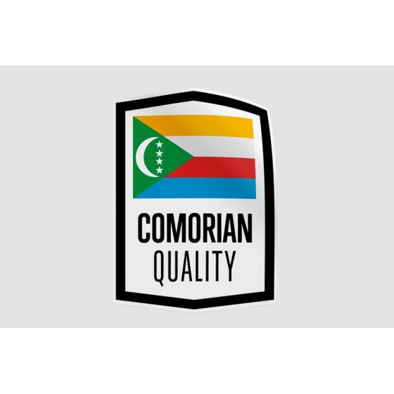 Comorian Quality Sticker