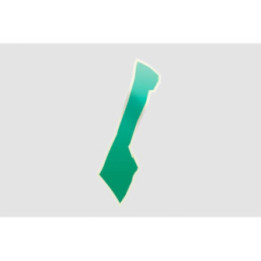 Gaza Map Style 4 Sticker - DecalsHouse