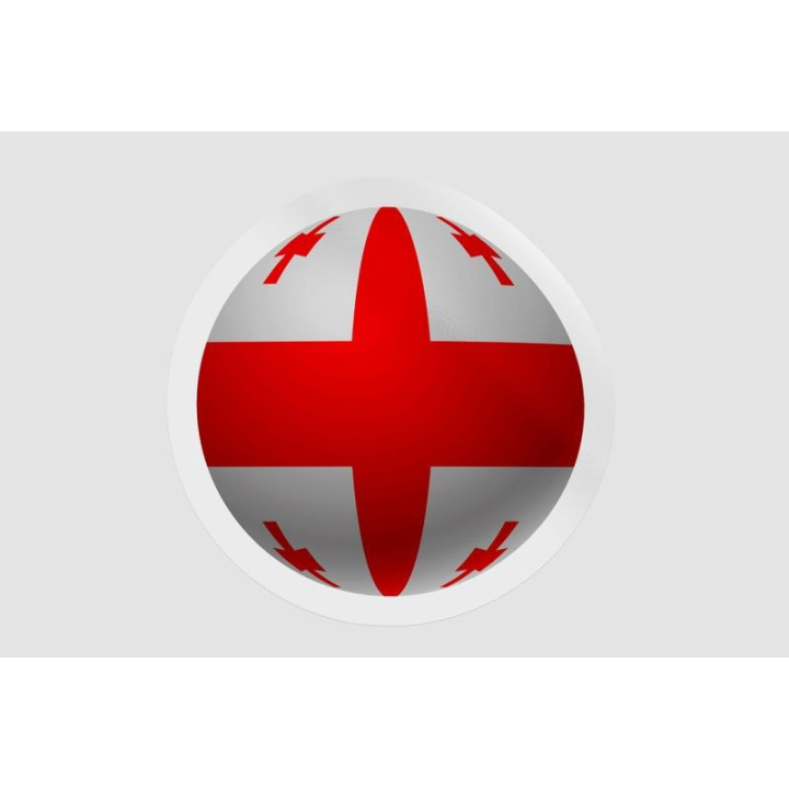 Georgia Flag Ball - DecalsHouse