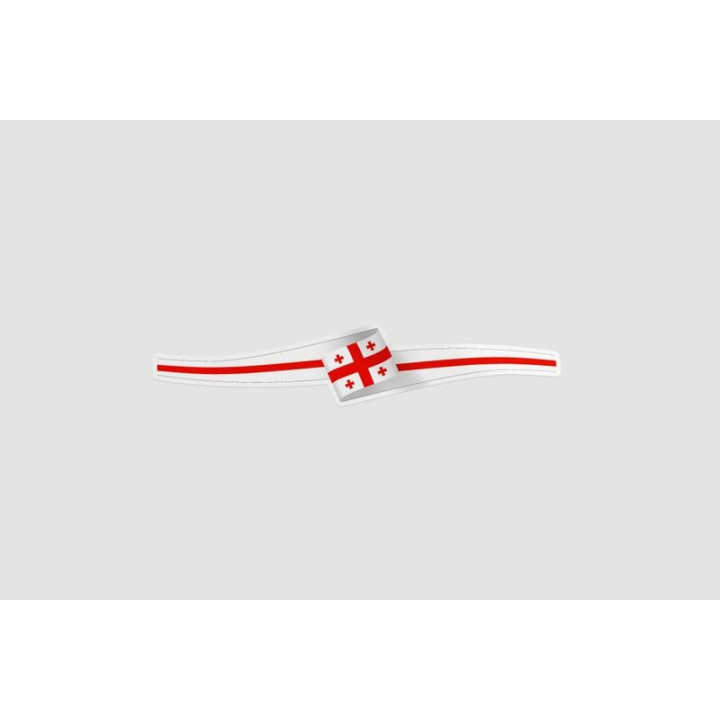 Georgia Flag Ribbon Style 2 - DecalsHouse