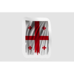 Georgia Flag Style 11 - DecalsHouse