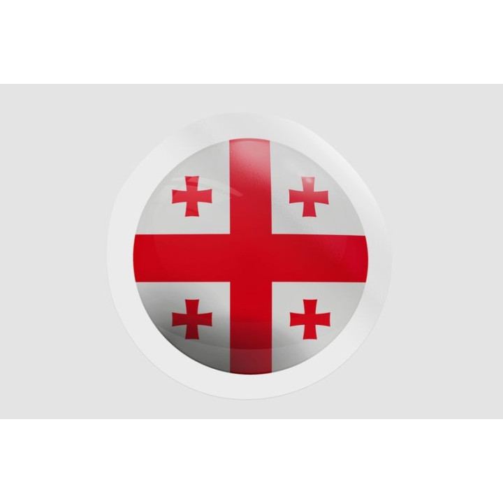 Georgia Flag Style 7 - DecalsHouse