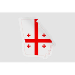 Georgia Map Flag Style 2 - DecalsHouse