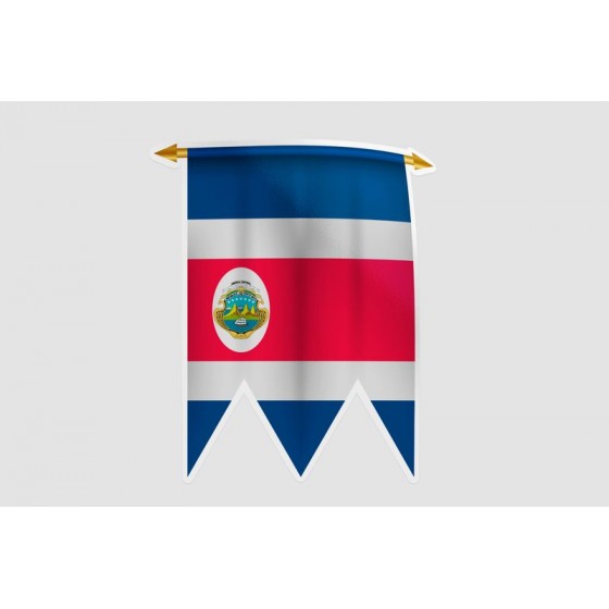 Costa Rica Flag Pennat...