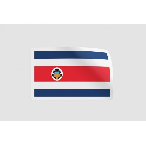 Costa Rica Flag Style 4...