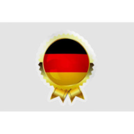 Germany Flag Badge Style 3 - DecalsHouse
