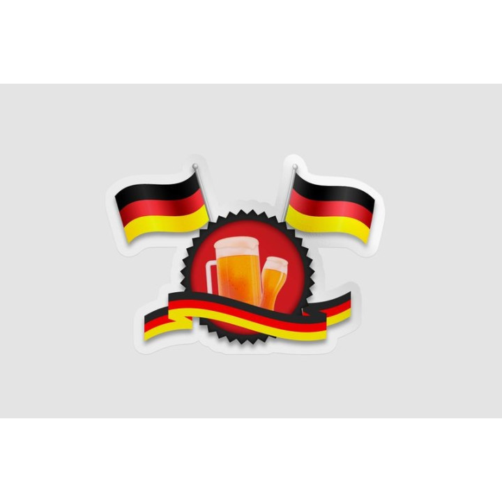 Germany Flag Beer - DecalsHouse