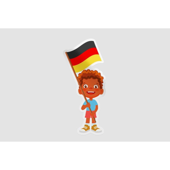 Germany Flag Boy Flag - DecalsHouse